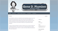 Desktop Screenshot of genedplumber.com
